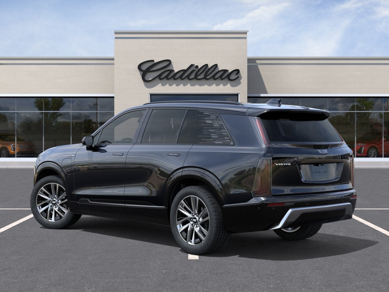 2026 Cadillac VISTIQ — rear three-quarter view